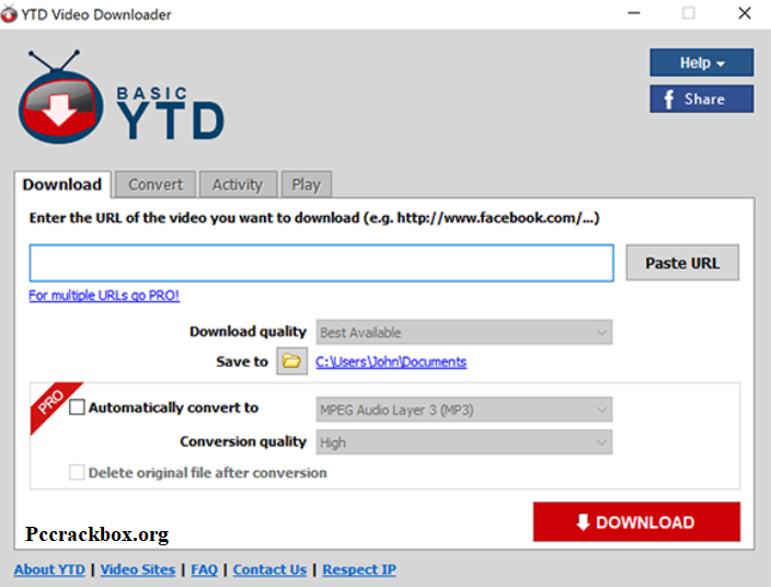 YTD Video Downloader Pro Full Crack Pccrackbox.org